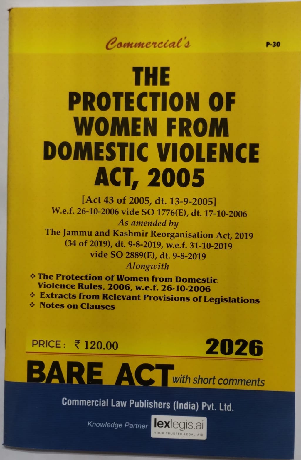 The Protection of Women from Domestic Violence Act, 2005 | Commercial's | 2026 Edition