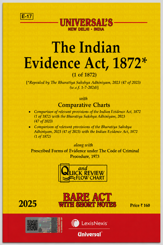 The Indian Evidence Act, 1872 | Universal LexisNexis | 2026 Edition