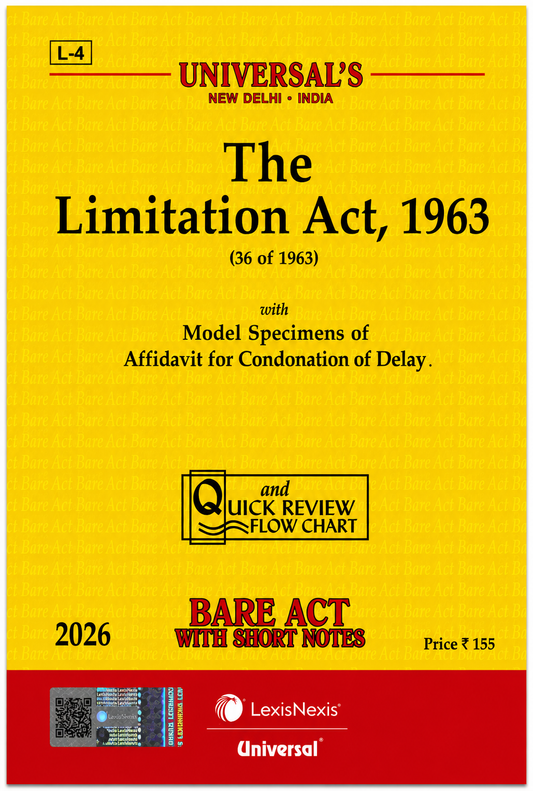 The Limitation Act, 1963 | Universal LexisNexis | 2026 Edition