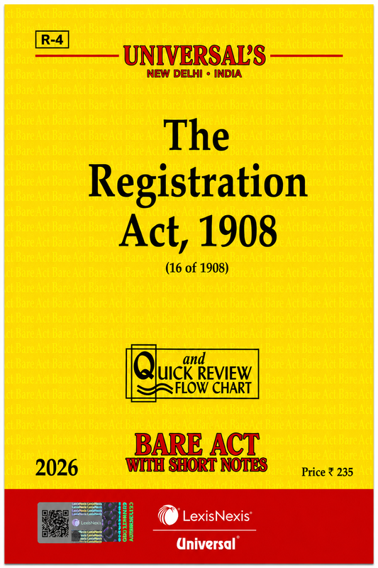 The Registration Act, 1908 | Universal LexisNexis | 2026 Edition