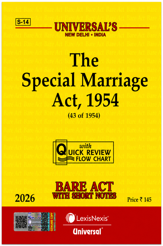 The Special Marriage Act, 1954 | Universal LexisNexis | 2026 Edition