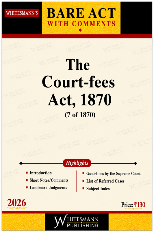 The Court Fees Act, 1870 with State Amendments | Commercial's | 2026 Edition