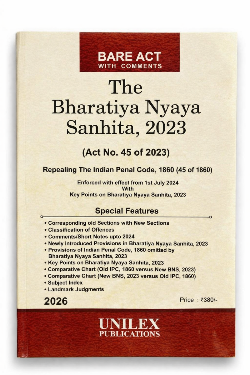 The Bharatiya Nyaya Sanhita, 2023 (BNS) | Unilex Publications | 2026 Edition