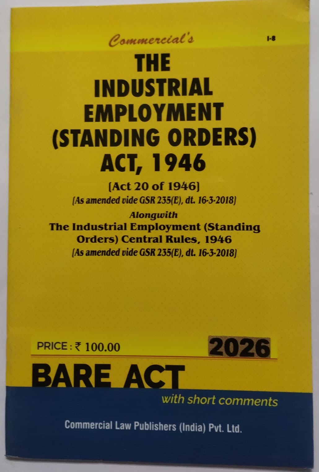 The Industrial Employment (Standing Orders) Act, 1946