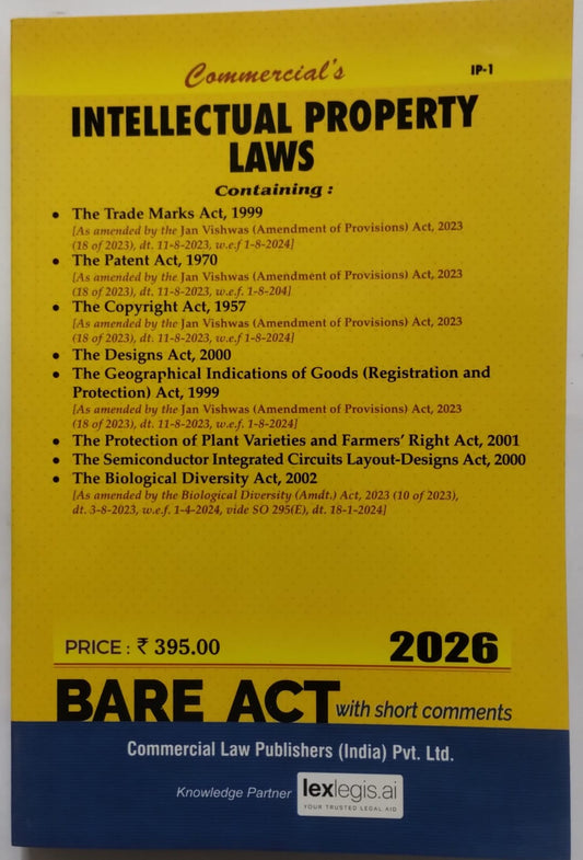Intellectual Property Laws | Commercial's | 2026 Edition