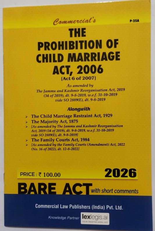 The Prohibition of Child Marriage Act, 2006