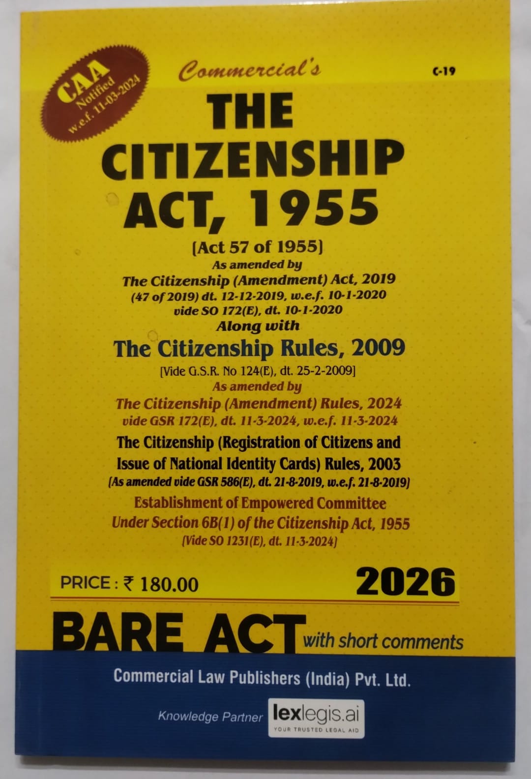 The Citizenship Act, 1955
