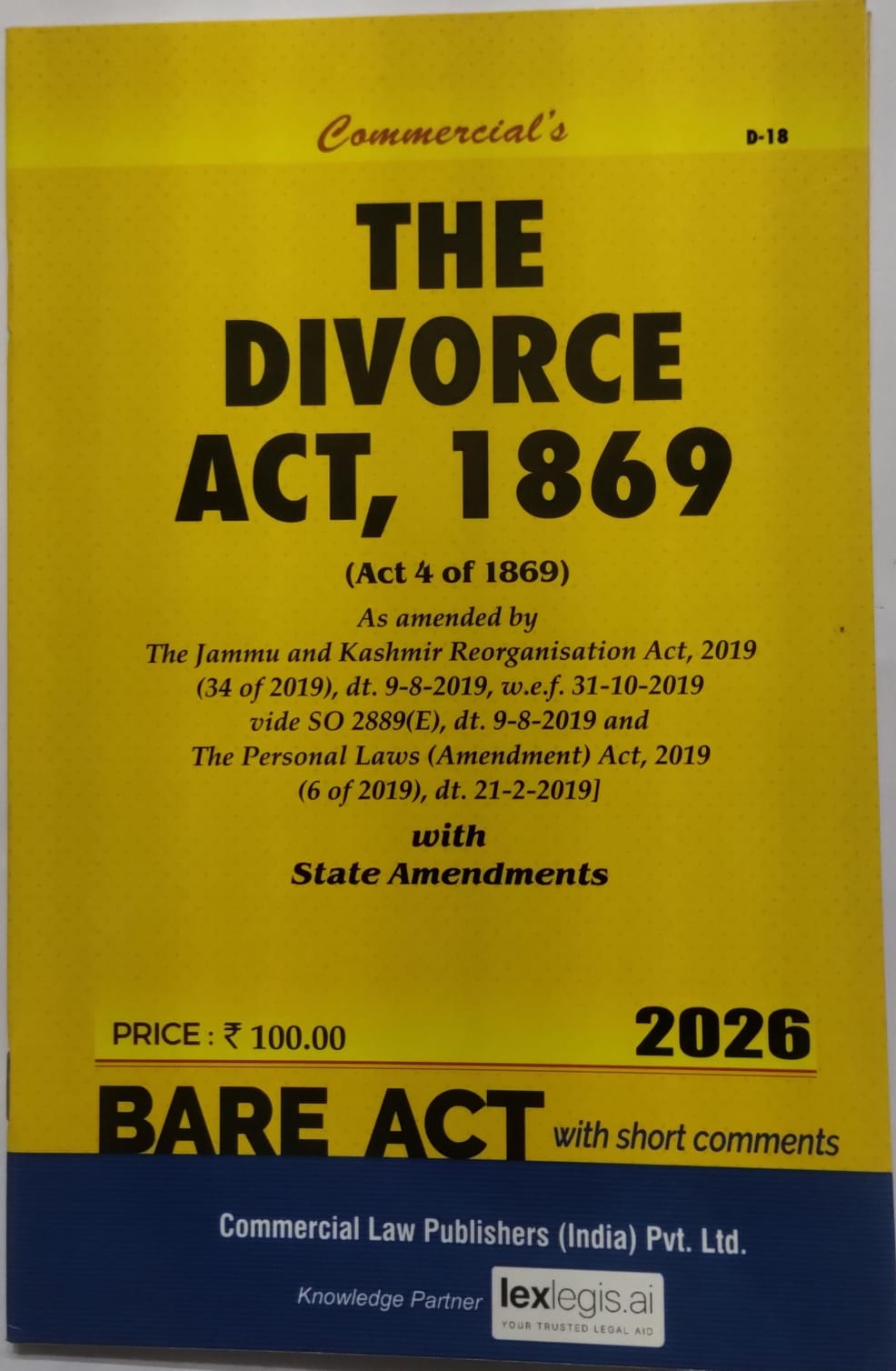 The Divorce Act, 1869