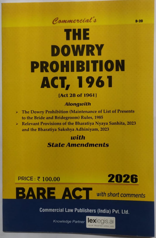 The Dowry Prohibition Act, 1961