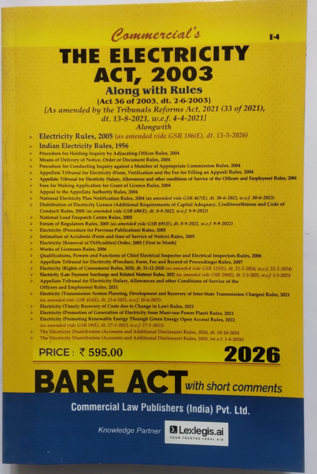 The Electricity Act, 2003
