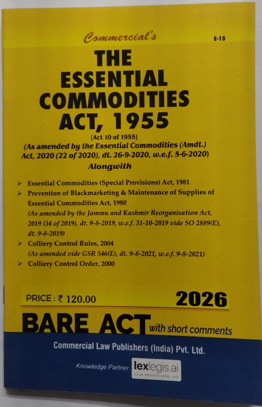 The Essential Commodities Act, 1955