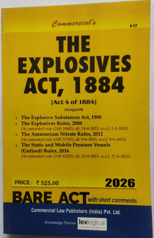 The Explosives Act, 1884