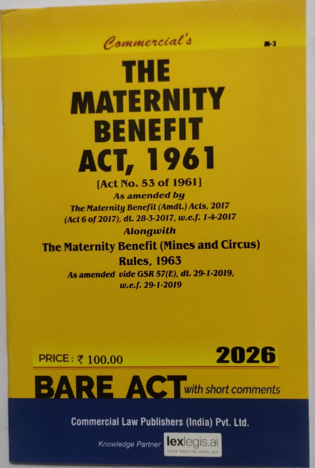 The Maternity Benefit Act, 1961
