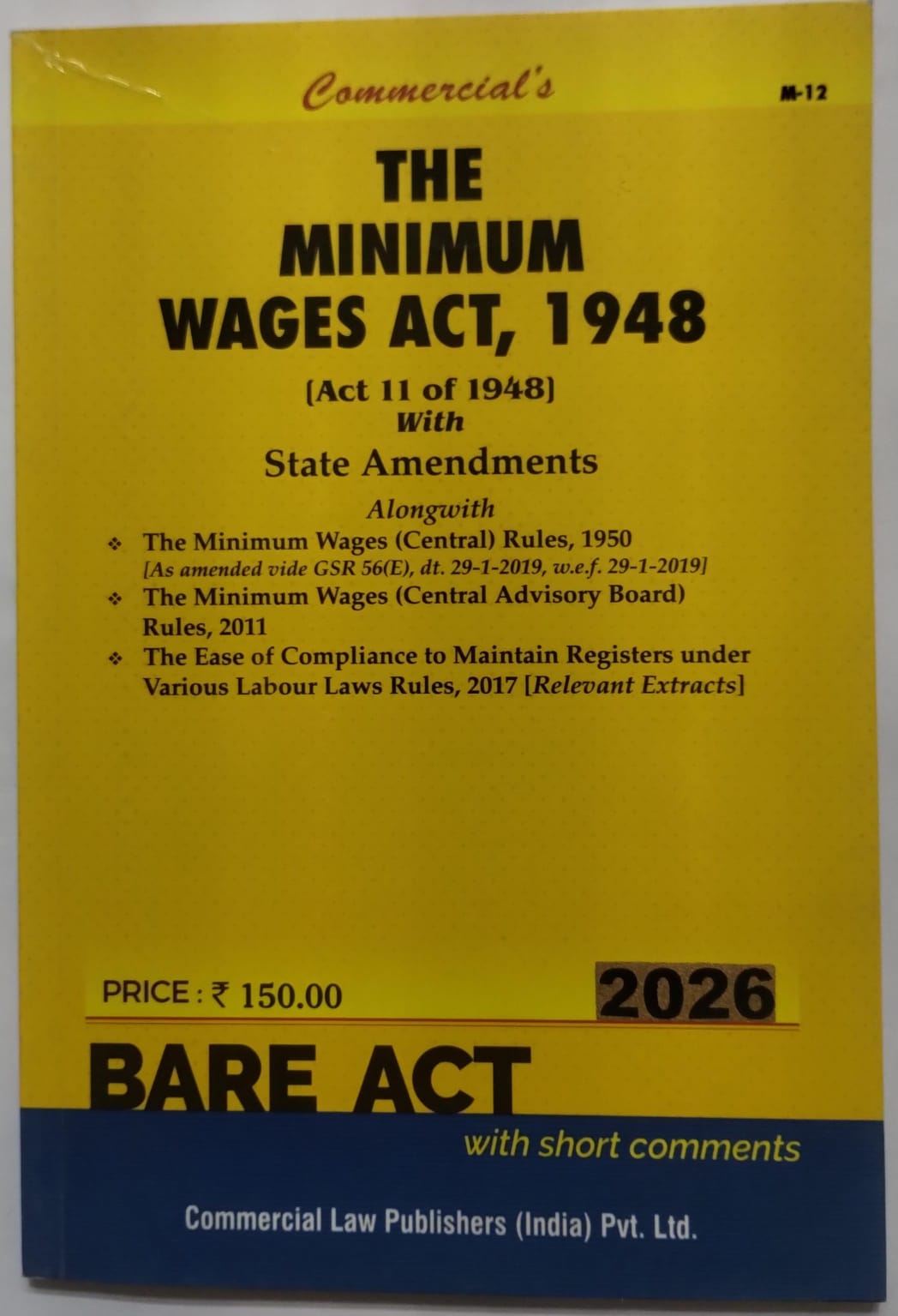 The Minimum Wages Act, 1948