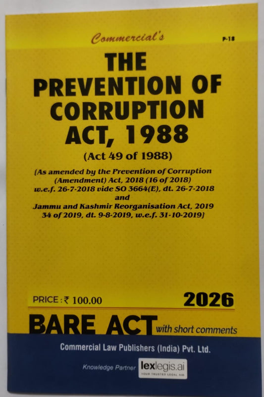 The Prevention of Corruption Act, 1988