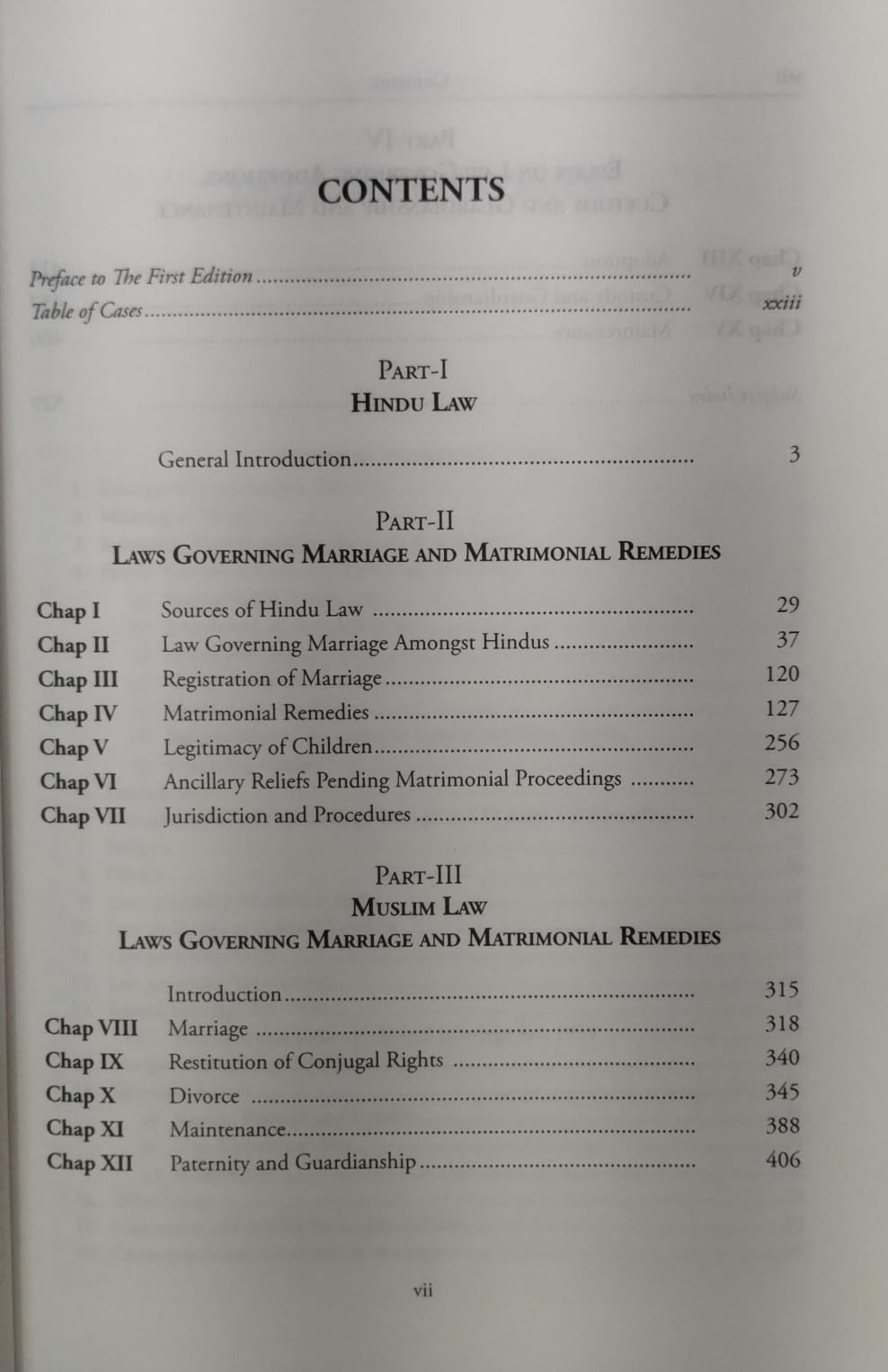 Family Law Lectures - Family Law I