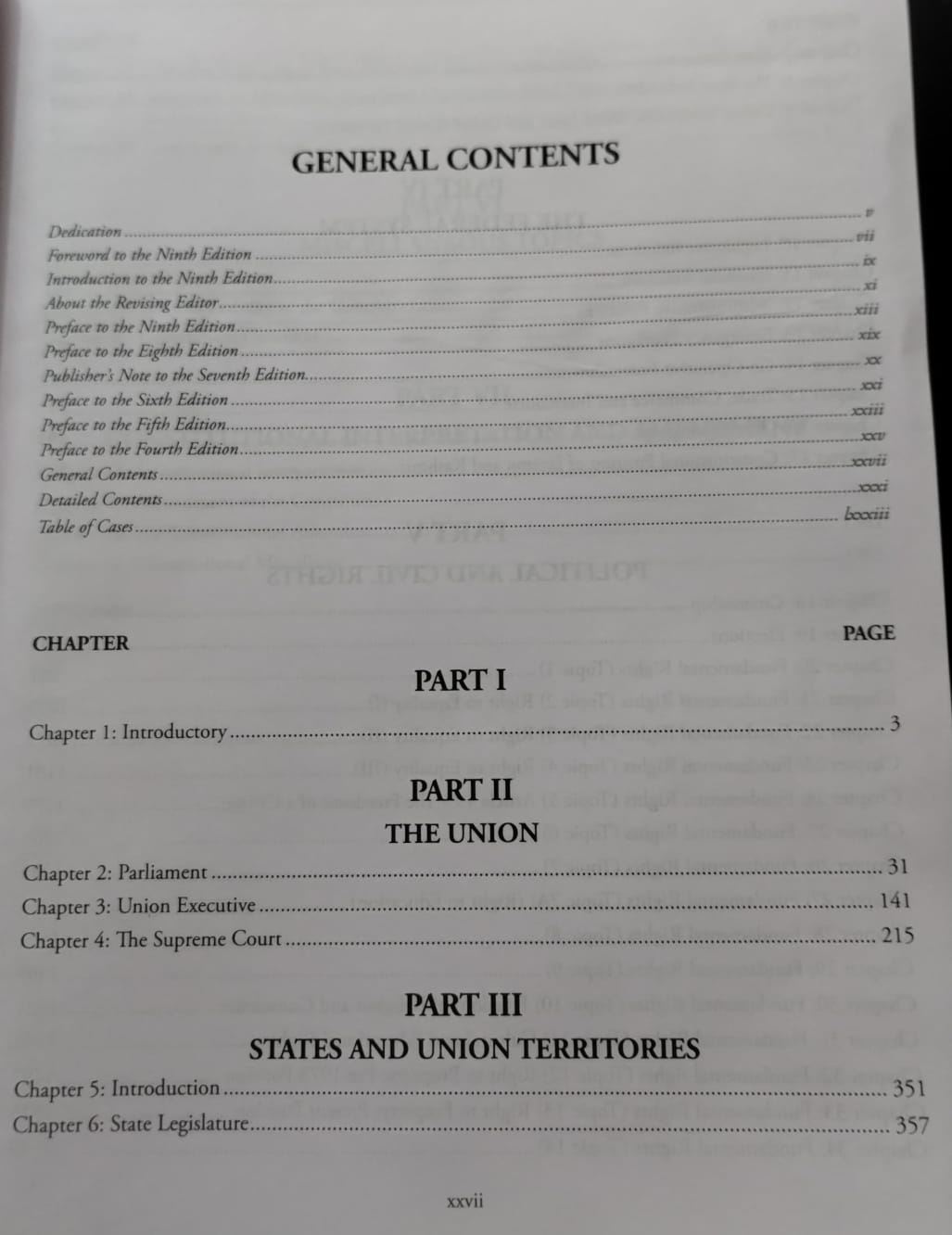 M P Jain Indian Constitutional Law